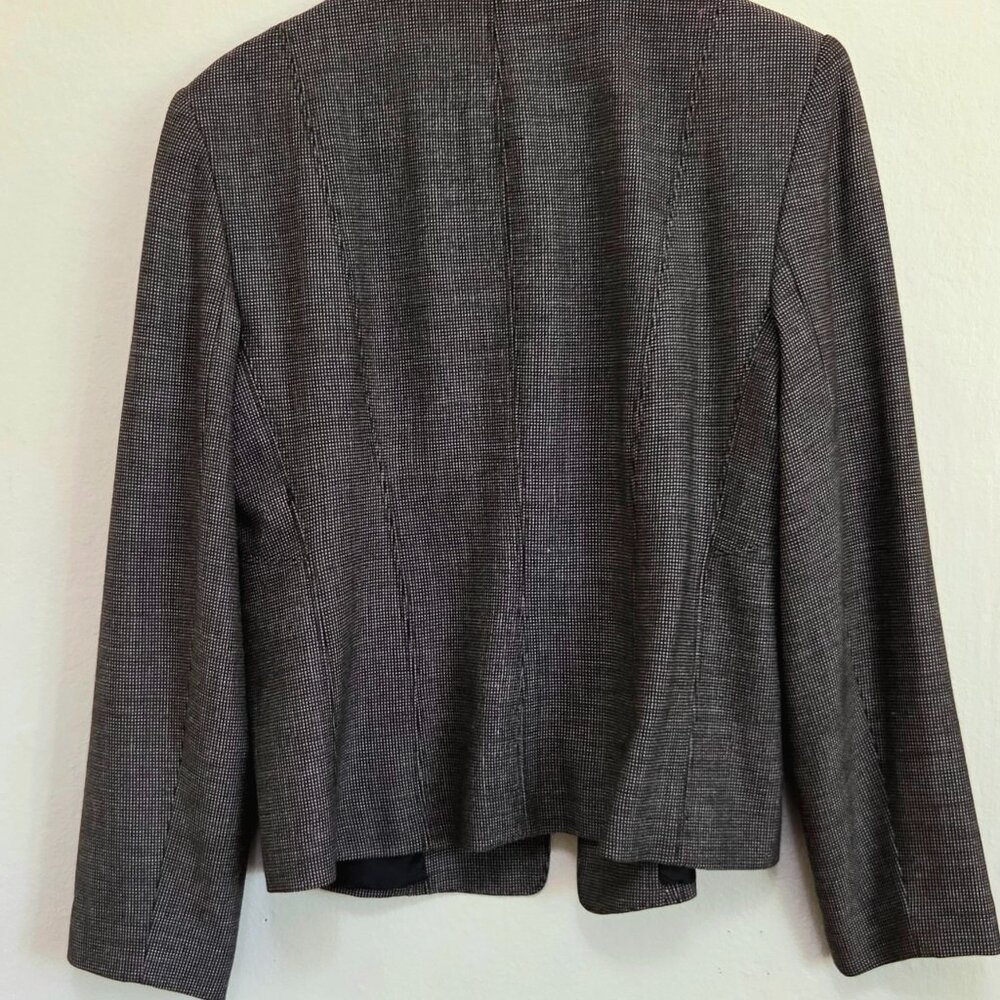 Women - Hillard & Hansons - Brown Blazer - Size 12 - Made In El Salvador View 3
